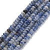 Natural Blue Spot Jasper Beads Strands G-L635-A12-4x2mm-3