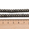 Natural Pyrite Beads Strands G-L647-D07-4x6mm-5