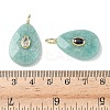Natural Amazonite Pendants G-I391-04G-05-3