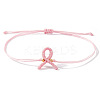 Waxed Cord Braided Bracelets for Women Breast Cancer Prevention DA6350-1-1