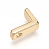 Brass Charms X-ZIRC-I037-01L-G-2