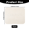 20Pcs Suede Fiber Glasses Cleaning Cloth AJEW-GF0012-51A-2