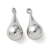 304 Stainless Steel Pendants STAS-U037-17P-1