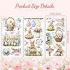 3 Sheets 3 Styles PVC Waterproof Decorative Stickers DIY-WH0404-568-7