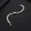 304 Stainless Steel Link Bracelets WG6E6B6-01-3