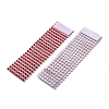 8 Rows Plastic Rhinestone Napkin Rings AJEW-D042-01B-1