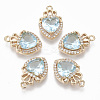 Glass Pendants GLAA-T021-14C-1