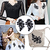 Polyester Embroidery Sew on Appliques PATC-WH0012-34-5