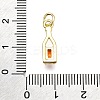 Brass Micro Pave Cubic Zirconia Pendants KK-Z100-21G-01-3