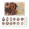 DIY Geometry Drop Earring Making Kit DIY-TA0003-79-1