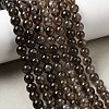 Natural Smoky Quartz Beads Strands X-G-B167-A09-6mm-1
