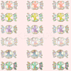 300Pcs 6 Colors Transparent Acrylic Beads TACR-PA0001-01-6