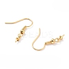 Real 18K Gold Plated Brass Earring Hooks KK-L151-03G-NR-3