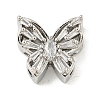 Brass Micro Pave Clear Cubic Zirconia Beads LS-KK-Z057-08P-1
