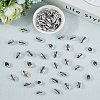 100Pcs Electroplated Natural Cowrie Shell Beads BSHE-LT0001-05B-3