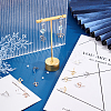30Pcs 3 Colors 201 Stainless Steel Stud Earring Findings STAS-DC0010-24-5
