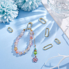 6Pcs 3 Styles Brass Spring Gate Rings KK-DC0004-94-5