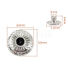 Alloy Decorative Buttons PW-WG1200D-30-1