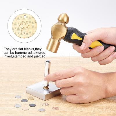 40Pcs 4 Colors PVD Vacuum Plating Stainless Steel Pendants STAS-PH0003-88-1
