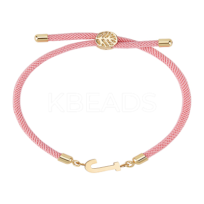 1Pc Adjustable Nylon Cord Slider Bracelets for Women BJEW-LP0001-32J-03-1