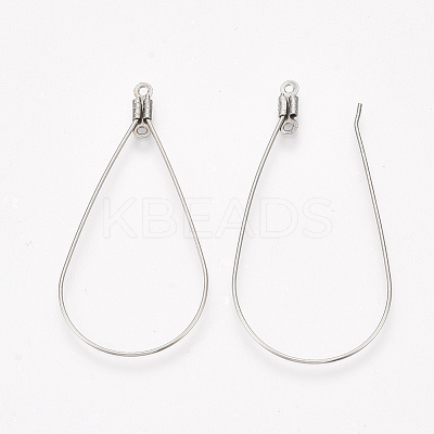 Tarnish Resistant 304 Stainless Steel Wire Pendants STAS-S103-08-1