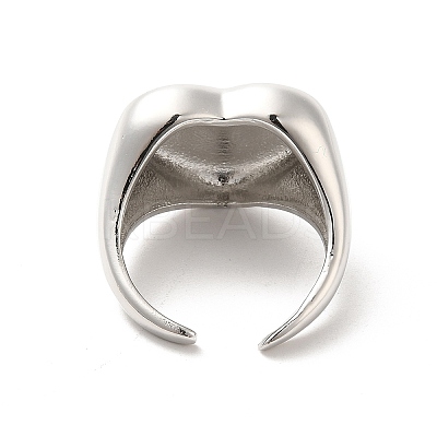 Brass Open Cuff Rings RJEW-P098-09P-1