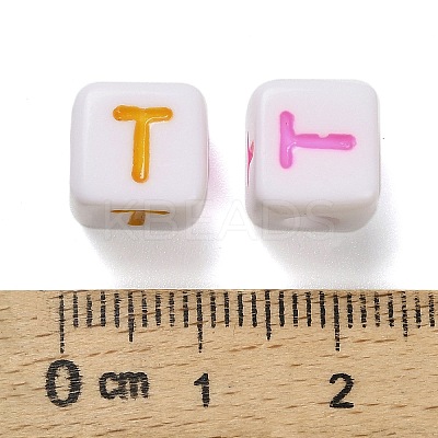 Opaque Acrylic Beads OACR-I022-01T-1