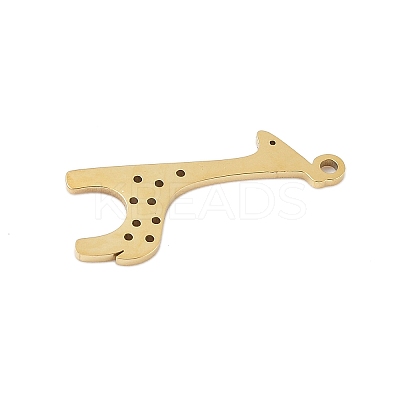 304 Stainless Steel Pendants LS-STAS-S177-06G-1