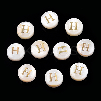 Natural Freshwater Shell Beads SHEL-N036-01H-1
