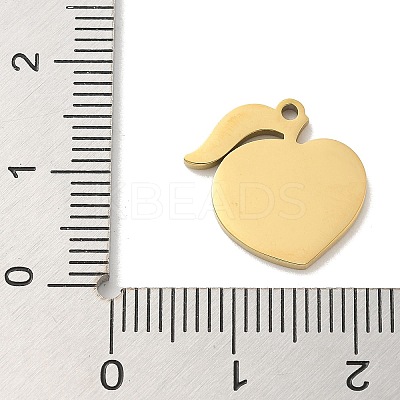304 Stainless Steel Enamel Charms STAS-I322-84D-G-1