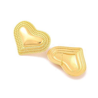 Brass Stud Earrings for Women EJEW-U015-07G-01-1