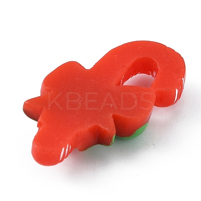 Christmas Theme Opaque Resin Cabochons CRES-WH0013-09B-1