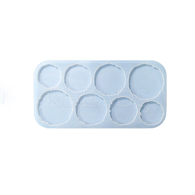 DIY Food Grade Silicone Irregular Round Coaster Molds SIMO-PW0014-19-1