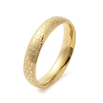 Ion Plating(IP) 304 Stainless Steel Rings RJEW-K268-07G-1