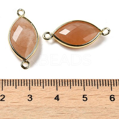 Natural Mixed Stone Faceted Connector Charms G-K347-03G-B-1