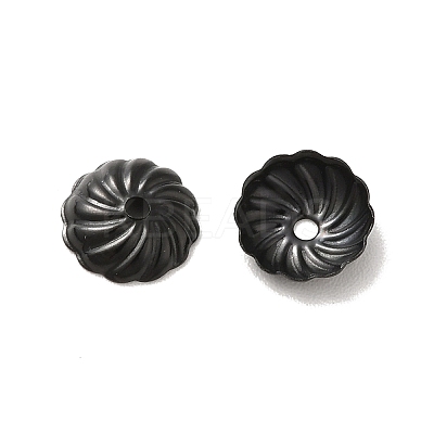 Ion Plating(IP) 304 Stainless Steel Bead Caps STAS-G075-10EB-1