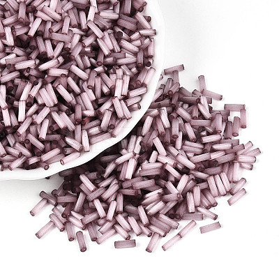 Glass Bugle Beads X-SEED-N007-28B-1