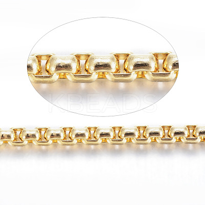 304 Stainless Steel Venetian Chains Box Chains CHS-P003-06B-1