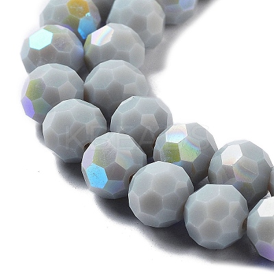 Opaque Glass Beads Strands EGLA-A035-P8mm-L22-1