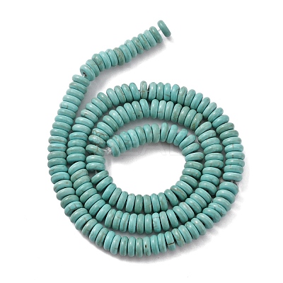 Synthetic Turquoise Spacer Bead Strands G-WH0018-015C-1