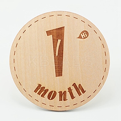 Basswood Milestone Cards X-WOOD-TAC0005-07C-1