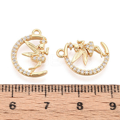Brass Micro Pave Cubic Zirconia Pendants X1-KK-N263-113G-1