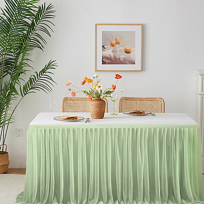 Polyester Table Skirt AJEW-WH20022-20I-1
