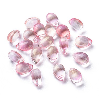 Transparent Glass Charms GGLA-M004-05B-05-1