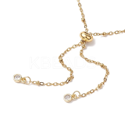 304 Stainless Steel Slider Necklace Makings AJEW-JB01272-01-1
