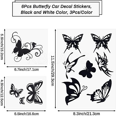 Waterproof Plastic Car Decals for Women DIY-FG0001-26-1