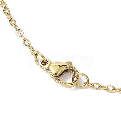 Trinity Knot/Triquetra 304 Stainless Steel Pendant Necklaces NJEW-JN04882-01-1