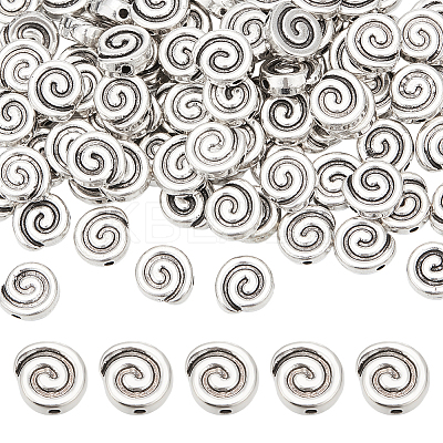 90Pcs Tibetan Style Alloy Beads TIBEB-LP0001-15-1