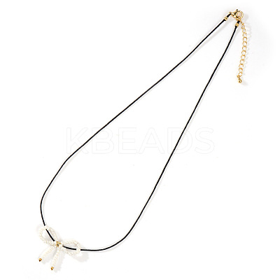 Bohemian Vintage Glass Seed Beaded Necklaces GP4388-2-1