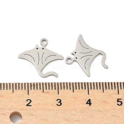 201 Stainless Steel Pendants STAS-P428-04B-P-1